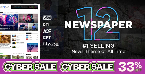 Newspaper – Best News, Magazine & WooCommerce WordPress Theme for Blogs & Media Websites
