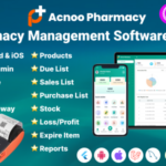 Acnoo Pharmacy - SaaS Pharmacy Management Software Flutter App with Admin Panel