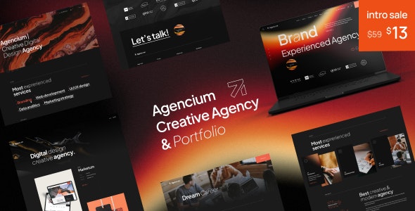 Agencium | Creative Agency Portfolio WordPress Theme Agencium | Creative Agency Portfolio WordPress Theme