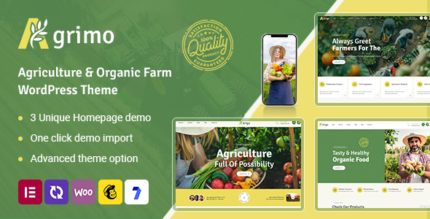 Agrimo - Agriculture Organic Farm WordPress Theme