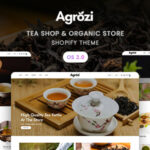 Agrozi - Tea Shop Organic Store Responsive Shopify 2.0 Theme