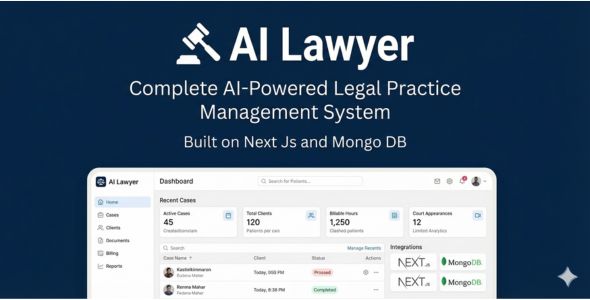 AI Lawyer - Complete AI Powered Legal Practice Management System AI Lawyer - Complete AI Powered Legal Practice Management System