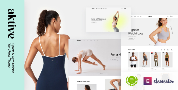 Aktive – Sports Gym Fashion WordPress Theme Aktive – Sports Gym Fashion WordPress Theme