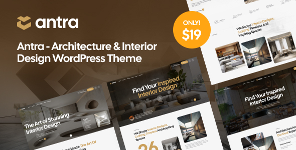 Antra - Architecture Interior Design WordPress Theme Antra - Architecture Interior Design WordPress Theme