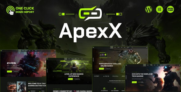 ApexX - Esports Gaming WordPress Theme ApexX - Esports Gaming WordPress Theme