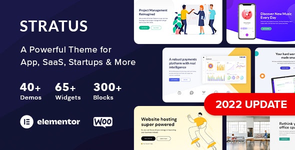 App, SaaS Software Startup Tech Theme - Stratus App, SaaS Software Startup Tech Theme - Stratus