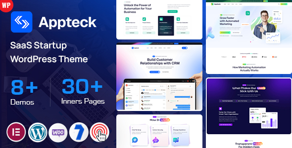 Appteck - SaaS Startup WordPress Appteck - SaaS Startup WordPress