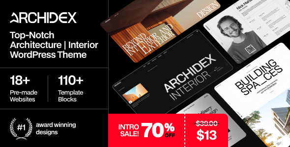Archidex - Architecture Interior WordPress Theme Archidex - Architecture Interior WordPress Theme