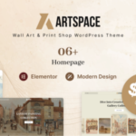 ArtSpace - Wall Art Print Shop WordPress theme