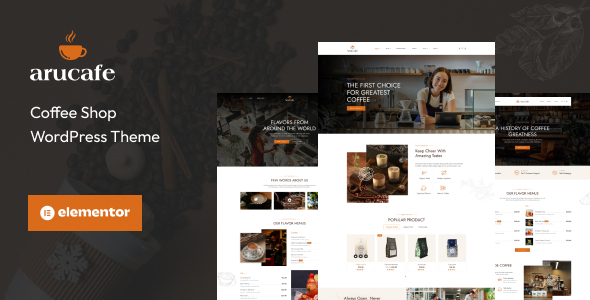 AruCafe - Coffee Shop WordPress Theme AruCafe - Coffee Shop WordPress Theme