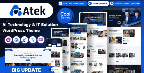 Atek – AI Technology IT Solution WordPress Theme Atek – AI Technology IT Solution WordPress Theme