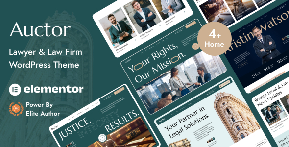 Auctor – Lawyer Attorney WordPress Theme Auctor – Lawyer Attorney WordPress Theme