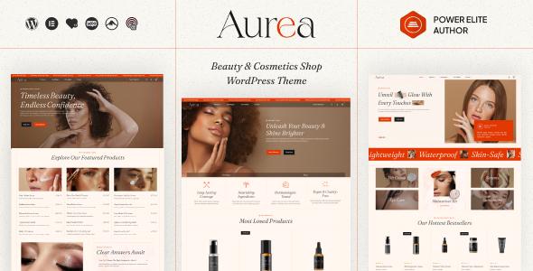 Aurea - Beauty Cosmetics WordPress Theme Aurea - Beauty Cosmetics WordPress Theme