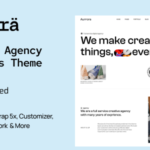 Aurrora - Creative Agency WordPress Theme