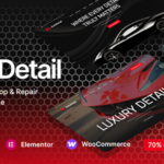AutoDetail - Car Detailing, Shop Repair WordPress Theme