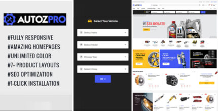 Autozpro- Premium Auto Parts Shopify Theme