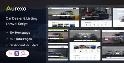 Auxero - Car Dealer Listing Laravel System