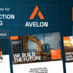 Avelon - Construction Building WordPress Theme
