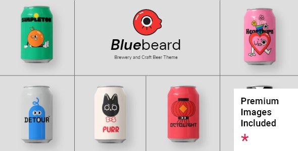Bluebeard - Brewery and Craft Beer Theme Bluebeard - Brewery and Craft Beer Theme