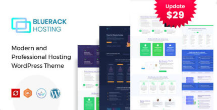 Bluerack - Modern Hosting WordPress Theme