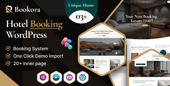 Bookora - Hotel Booking WordPress Theme Bookora - Hotel Booking WordPress Theme