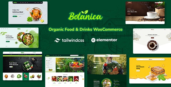 Botanica - Food Drinks Tailwind CSS WooCommerce Theme Botanica - Food Drinks Tailwind CSS WooCommerce Theme