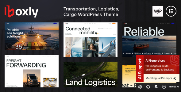 Boxly - Transportation, Logistics, Cargo WordPress Theme Boxly - Transportation, Logistics, Cargo WordPress Theme