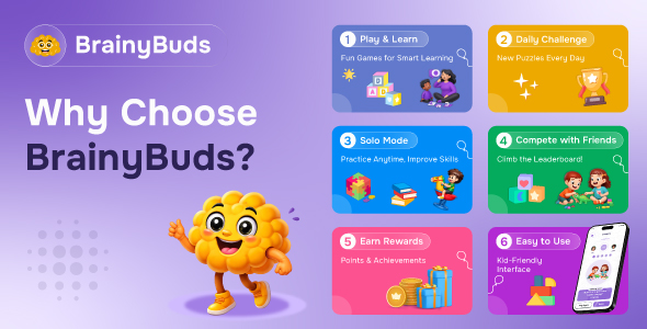 BrainyBuds – Kids Learning App (Flutter) BrainyBuds – Kids Learning App (Flutter)
