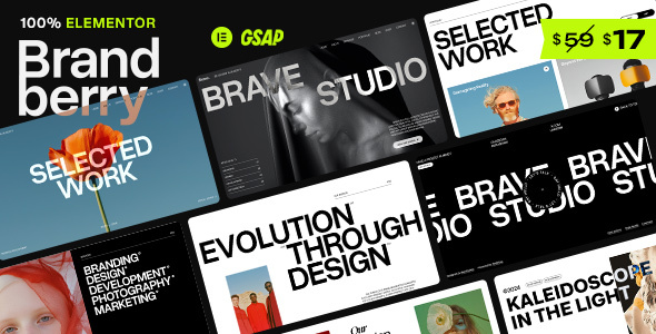 Brandberry – Creative Elementor WordPress Theme Brandberry – Creative Elementor WordPress Theme