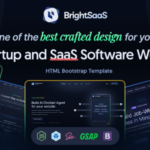 BrightSaaS | AI Startup, SaaS Software HTML Template