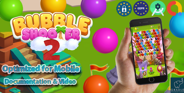 BUBBLE SHOOTER V2 (Admob + GDPR + Android Studio) BUBBLE SHOOTER V2 (Admob + GDPR + Android Studio)