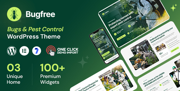 Bugfree - Pest Control WordPress Theme Bugfree - Pest Control WordPress Theme