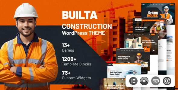 Builta - Construction WordPress Theme Builta - Construction WordPress Theme