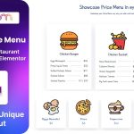 BWD Restaurant Price Menu Addon For Elementor