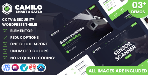 Camilo - CCTV Security WordPress Theme Camilo - CCTV Security WordPress Theme
