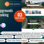 Campie – Camping Campgrounds RV Parks Booking WordPress Theme