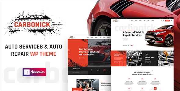 Carbonick - Auto Services Repair WordPress Theme Carbonick - Auto Services Repair WordPress Theme