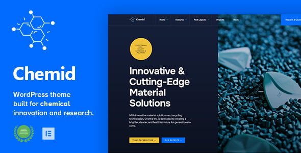 Chemid - Chemical Industry WordPress Theme Chemid - Chemical Industry WordPress Theme