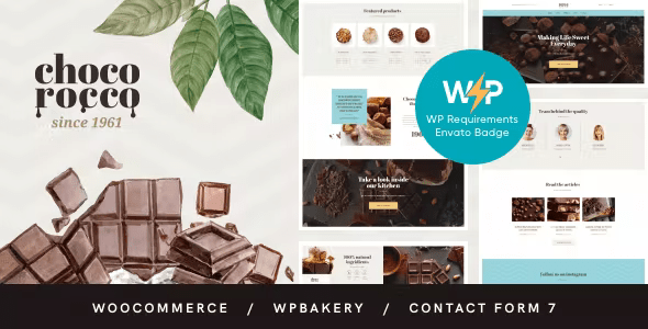 ChocoRocco | Chocolate Candy Sweets Shop WordPress Theme ChocoRocco | Chocolate Candy Sweets Shop WordPress Theme