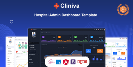 Cliniva Hospital - Angular 21+ Medical Admin Dashboard Template For Doctors Clinics