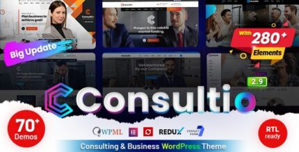 Consultio - Consulting Corporate WordPress Theme