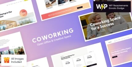 Coworking - Open Office Creative Space WordPress Theme