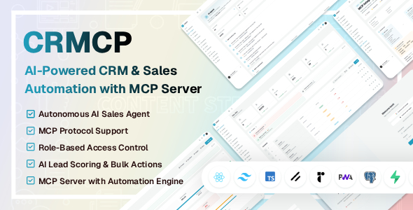 CRMCP — AI CRM Sales Automation Platform with MCP Integration CRMCP — AI CRM Sales Automation Platform with MCP Integration