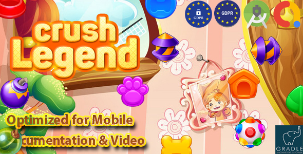 Crush Legend (Admob + GDPR + Android Studio) Crush Legend (Admob + GDPR + Android Studio)