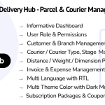 Delivery Hub SaaS - Parcel Courier Management Tool