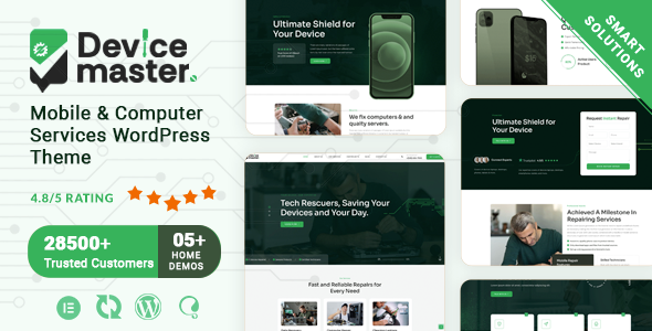 Devicemaster - Mobile Computer Repair Services WordPress Theme Devicemaster - Mobile Computer Repair Services WordPress Theme