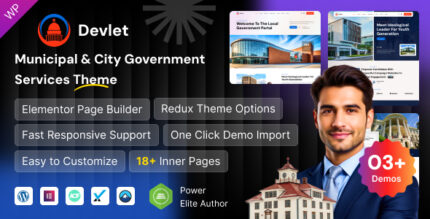 Devlet – Municipal City Government WordPress Theme