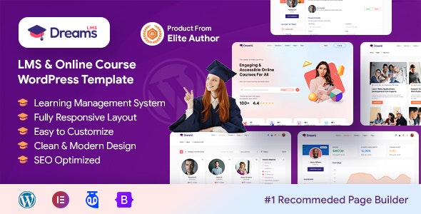 Dreams LMS - Learning Management WordPress Theme Dreams LMS - Learning Management WordPress Theme