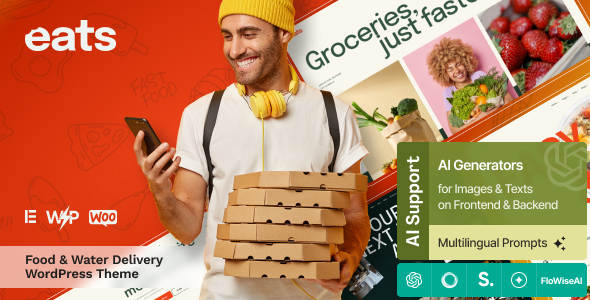 Eats - Water Food Delivery WordPress Theme Eats - Water Food Delivery WordPress Theme