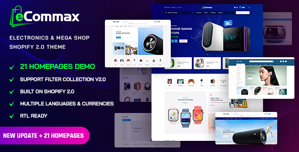 Ecommax - Electronics Multi-Purpose Shopify Theme